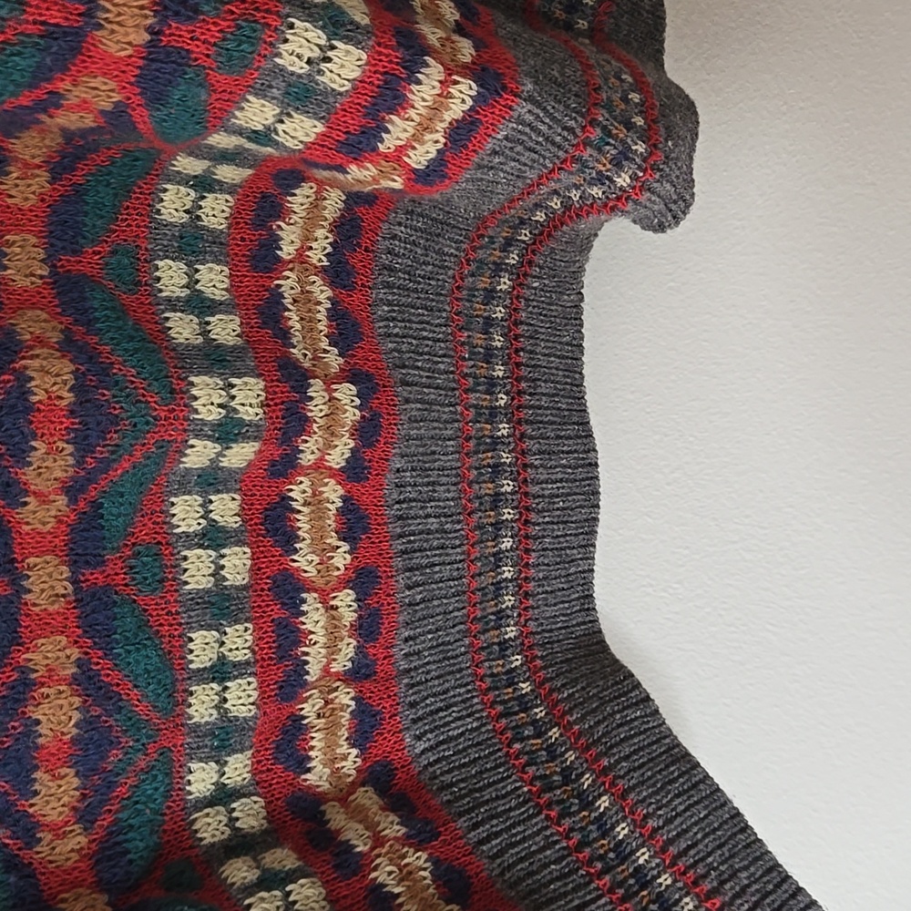 Giorgio di Firenze Mens Sweater Made In ITALY multicolor Sz Large - Picture 6 of 7